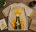 Zetetic- Zenitsu Thunder Oversized T-Shirt